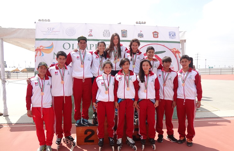 Medallistas de patines Mich 0N'14