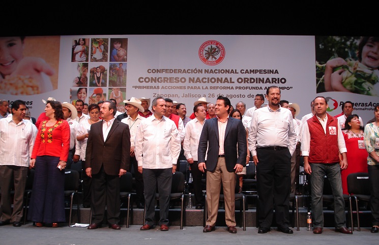 Inauguuración del Congreso Nacional de la CNC efectuado en Zapopan, Jalisco.