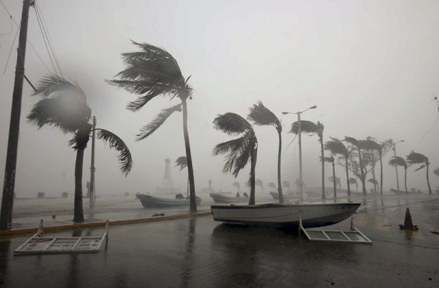 Hurricane Karl hit on the east coast of Mexico with category three.