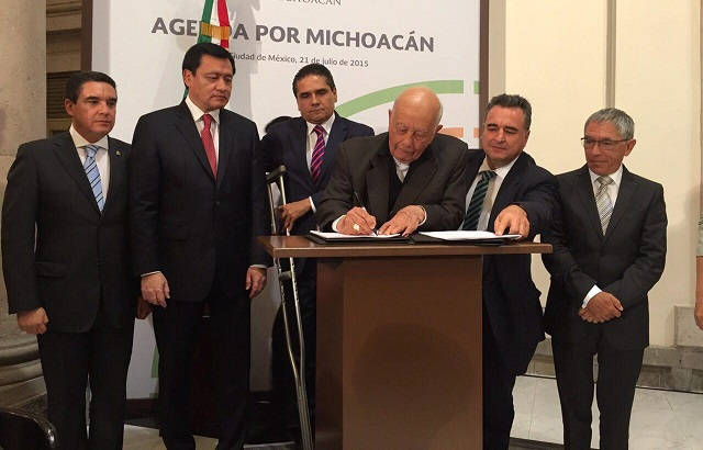Firman convenio, Agenda por Michoacán 1