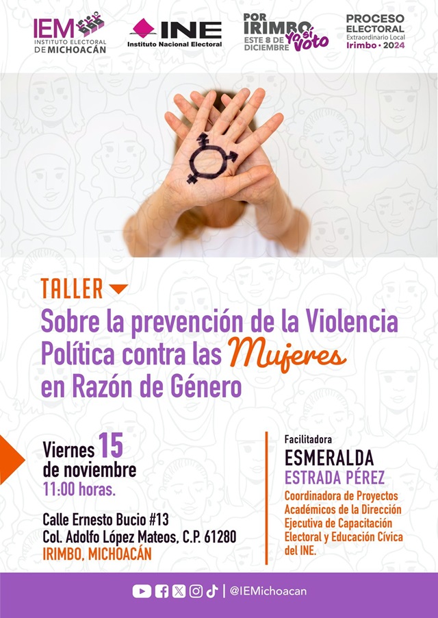 flyer Taller Sobre Violencia de Género